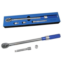 Us Pro 1/2"" Torque Wrench & Extension Bar Set In Foam Insert 10-170ftlb 6935