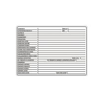 Signe Résistant Poli Pour Les Autorisations Du Chantier De Construction 88x68 Cm.