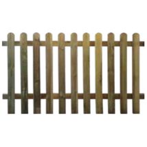 Staccionata Steccato Bordure Recinzione Cm 100x180 Tavoletta Legno Impregnato