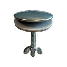 Tappo Copriforo In Acciaio Inox Cromato Ø40 Mm