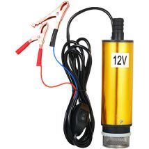 Asupermall - Submersible Pump For Pumping Diesel Water 51mm Fuel Transfer Pump Refueling With Filter Screen - Dc 12v