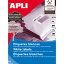 Apli - Karton 500 Blatt Weißes Etikett Ilc 70x37 01783