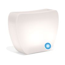Tekcnoplast - Blumenkübel Led 57x31 Cm 80 Höhe Mod. Heart Led 30 Mit Blaue Lampe