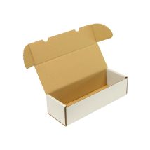 Klappschachtel 1-wellig Maße 308x112x80mm Qualität 1.20 B Weiß Weiss