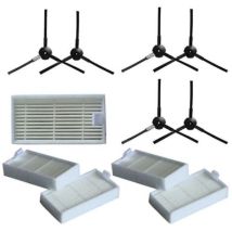 Mowze – Set di accessori XVX per robot aspirapolvere Silvercrest Ssr 3000 A1 – Alta qualità, durevole – Aspiratore robot