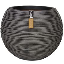 Capi - Vaso Sferico Europe - Rib Nl - 40 X 32 Cm - Antracite