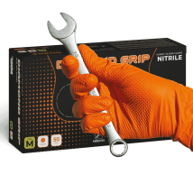 Guanto In Nitrile Vam Diamond S/polvere 50 Pz Nero M