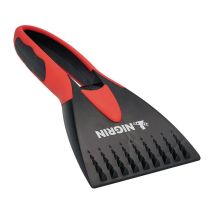 Grattoir À Glace 2k Bord Grattoir 95mm L.21cm Noir-rouge Avec Manche Souple Nigrin (par 21)