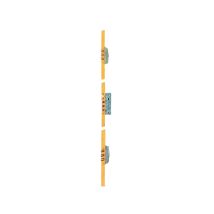 Cilindro de cerradura Arcublock 511 – Esmaltado Dorado – 51/102,5 mm – Acero – Derecha