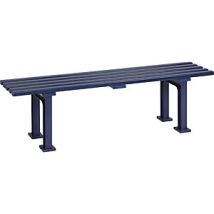 Banco Sin Respaldo Con 5 Listones Longitud 1500 Mm Azul