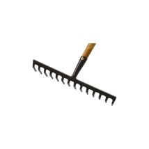Râteau 14 Dents Courbes Acier Hle, Manche 1.50m - Jardinor