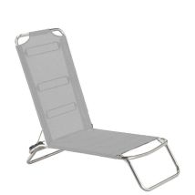 Jolly Kinderbett Fiam Aluminium – 95 cm Länge – 42,5 cm Breite – 25 cm Höhe – Verstellbare Rückenlehne – Wetterfest