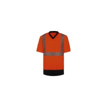 Camiseta Hv Helium De Manga Corta En Amarillo Fluorescente T.l.