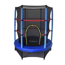 Outdoor Toys - Trampolin Happy Jump Blue Durchmesser 140 Cm Mit Sicherheitsnetz