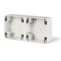 Caja De Superficie, 2 Módulos, M95x2, Ip66, Gris, Protecta