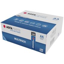 Agfaphoto Pila Alcalina, Mignon, Aa, Lr06, 1.5v Power, Retail Box (100-pack)