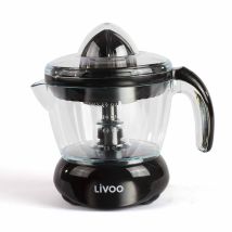 Presse-agrumes Électrique - Pour Jus D'Orange, Citron Et Autres Agrumes - Rotation Double Sens - 25 W, Noir