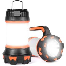 Wiederaufladbare Led-laterne, Campinglampe, Tragbarer Led-scheinwerfer, Extrem Leistungsstarke Taschenlampe, Campinglicht Mit 6 Modi, Wasserdicht (