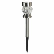 Smart Garden Crystal Pack 4 Solarleuchten Silber 34 Cm