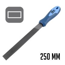 Lima plana 250 mm – Ergonomía – Mango bi-material – Ferrestock