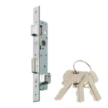 Serratura da infilare a 1 punto 1550-14 – Acciaio inossidabile – 3 chiavi incluse – MCM