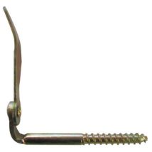 Fermaimposte Zincato Giallo 130 Mm - Fissaggio Ing - A070090 - Confezione Da 25 Pz.