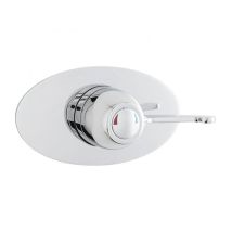 Ultra - Nuie Chrome Concealed Sequential Thermostatic Shower Valve With Lever - Vsq4