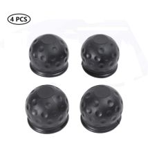 4 X 50 Mm Copertura Per Sfera Di Traino, Copertura Per Sfera Di Traino In Gomma Nera, Cappuccio Di Protezione Per Sfera Di Traino, Cappuccio Di 