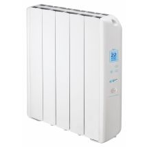 Farho Eco Green Wifi Radiateur Électrique 550w À 5 Éléments En Aluminium Injecté, Fluide Farhoil, Thermostat Programmable, Wifi Intégré