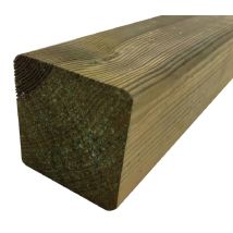 Palo Pali Quadro In Legno Di Pino Impregnato 10pz. Cm.7x7x240 - Losa