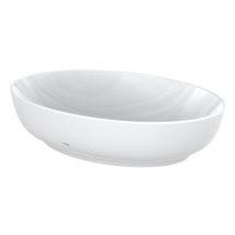 Toto - Wu Lavabo Sobre Encimera, Sin Agujero Para Grifo, Redondo,