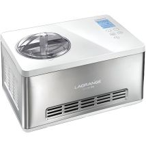 Sorbetière - Lagrange - Glaces Pro - 180w - 2l - Edelstahl - Grau