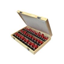 Bigbuy - Faithfull 1/2in Tct Router Bit Set, 35 Piece Fairbs35
