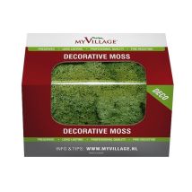 Lichen Vert Mousse 50 gr – Décoration de Noël – Village de Noël – Quantité par pack, Poids, Longueur