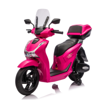 Moto Elettrica Per Bambini 12v Scooter Rosa Honda Sh125