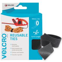 Ec60254 Fascetta Ripartibile A Metro, 30 Mm X 5 M, Nero - Velcro