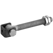 Croso - Anschweißtorband Lang Band Länge 160 Mm M24 Stahl Verzinkt/blank