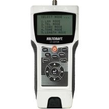 Voltcraft - Tester Cavi Ct-20tdr Ct-20tdr Adatto Per Cavi Schermati/non Schermati, Cat3, Cat4, Cat5, Cat5e, Cat6, Coassia