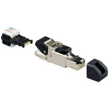 Rutenbeck – Connettore RJ45 Cat.6A 13900320 – Nero – 1 pz.