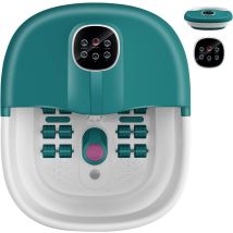 Bain De Pieds Avec 16 Rouleaux De Massage, Masseur Spa De Pieds Avec Chauffage, Temperature Reglable & Telecommande, Minuterie 20 A 60 Min, Conception