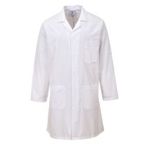 Bata Estándar De Trabajo Colores Corporativos Portwest 2852 L Blanco
