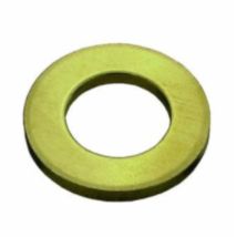 Rondelle piane in ottone lucido – 4,3 x 9 mm – 12 pezzi – MASIDEF