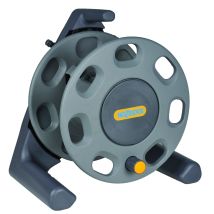 Hozelock 30m Compact Floor Standing Hose Reel 2410 Manual Rewind