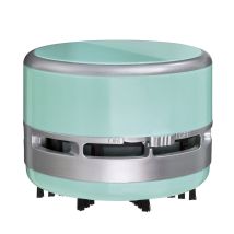 2clean Aspirapolvere Da Tavolo Verde Menta, Mini Aspirapolvere Come Gadget Da Ufficio, Ideale Per L'Ufficio, La Casa O L'Auto, 2 Batterie Aa (non 