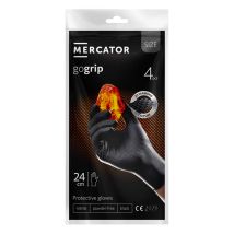 Guantes De Nitrilo Negros Mercator Gogrip, 4 Unidades, Talla M