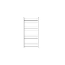Radiatore Scaldasalviette Moderno Per Bagno - 500 X 800 Mm - Bianco - Acciaio - Curvo- Radiatore Scaldasalviette Asciugamani Riscaldamento Non 