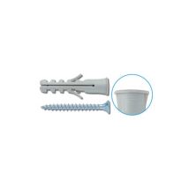 Taco con borde 10x50 mm – Caja de 50 piezas – Poliimida – Amplias aletas antirotación