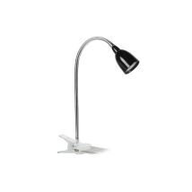 Flexo LED Pinza 3W Negro – 220 lúmenes – 6400 K – 42 cm