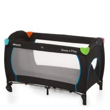 Lettino Da Viaggio Sleep N Play Go Plus - Culla Neonato Fino A 15kg - Letto Pieghevole 60x120cm - Box Bambini Con Ruote, Apertura Laterale E Borsa - 