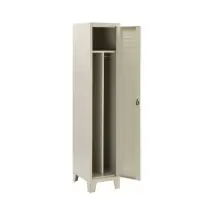 Armario sucio-limpio 1 puesto 36x50xh.180 cm – Diseño compacto y funcional – Estructura robusta – Ideal para vestuarios y gimnasios